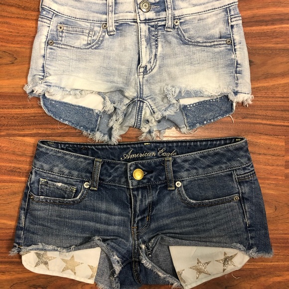 American Eagle Jean Shorts Lot 00 - Picture 2 of 4